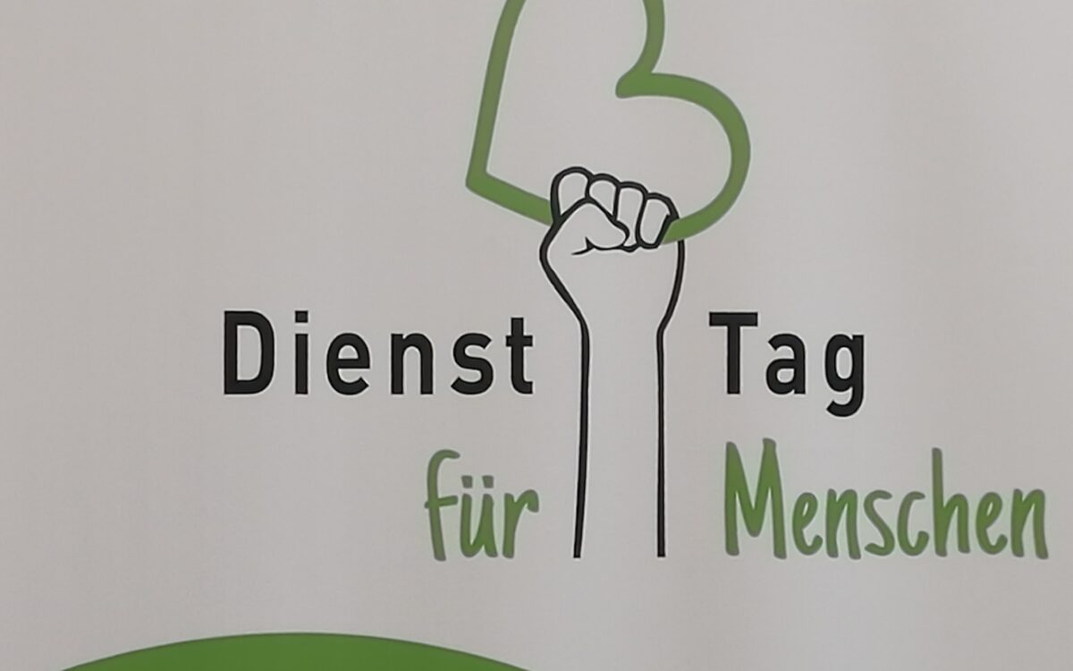Das Logo der Aktion "Dienst-Tag für Menschen" Das Logo der Aktion "Dienst-Tag für Menschen"